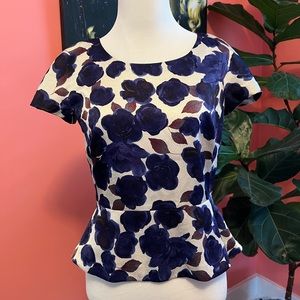 Silky Peplum Top